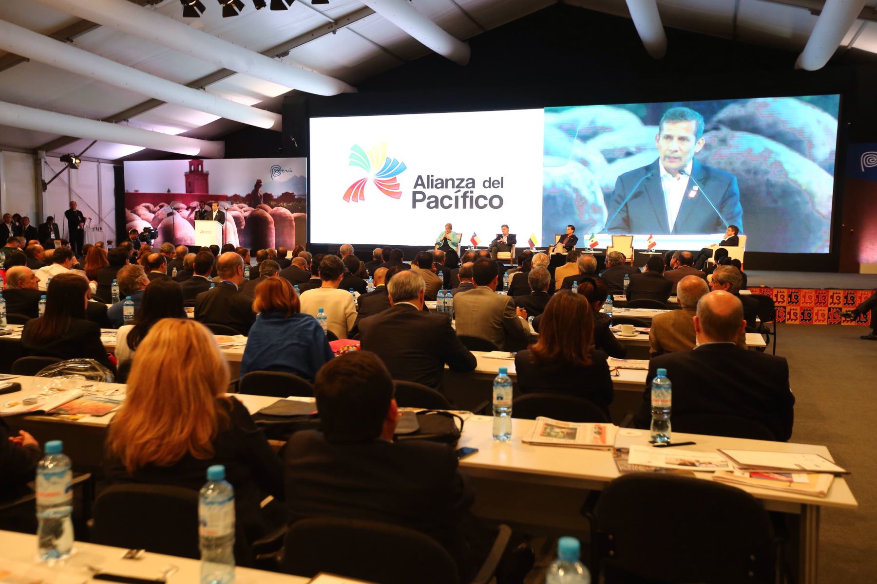 Cumbre Empresarial de la Alianza del Pacífico que se desarrolla en Paracas con los mandatarios de Perú, México, Colombia y Chile.Foto: ANDINA/Prensa Presidencia