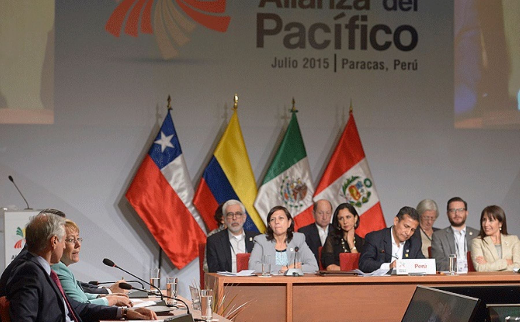 Michelle Bachelet participa en ceremonia de inauguración de la Cumbre de la Alianza del Pacífico.