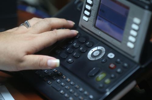 Telefonía fija. Foto: ANDINA/Vidal Tarqui.
