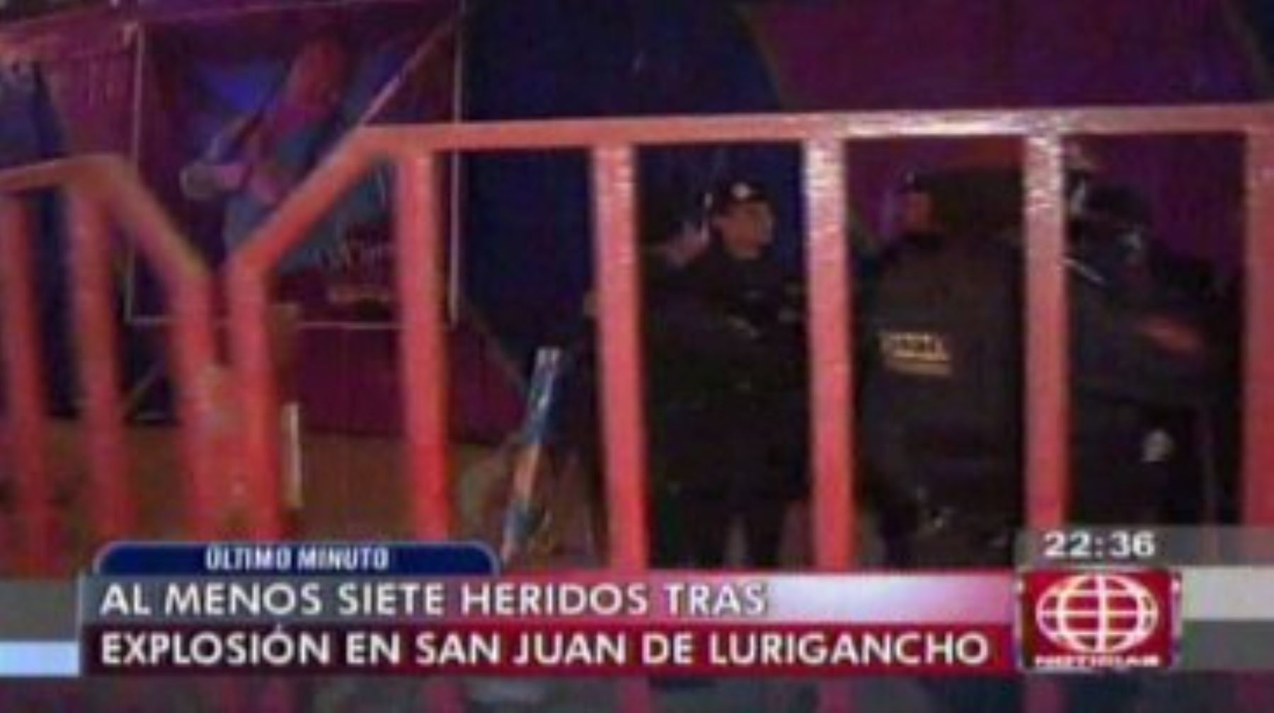 Explosión en circo de Paisana Jacinta en San Juan de Lurigancho.