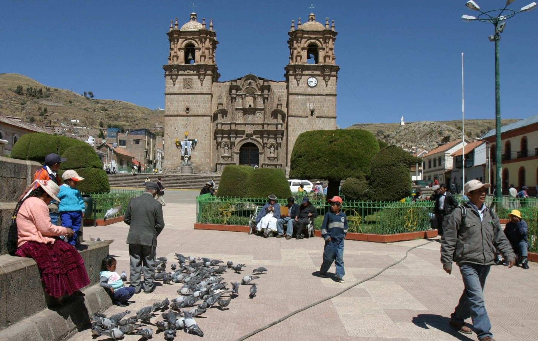 Plaza de Armas de la ciudad de Puno. ANDINA/archivo