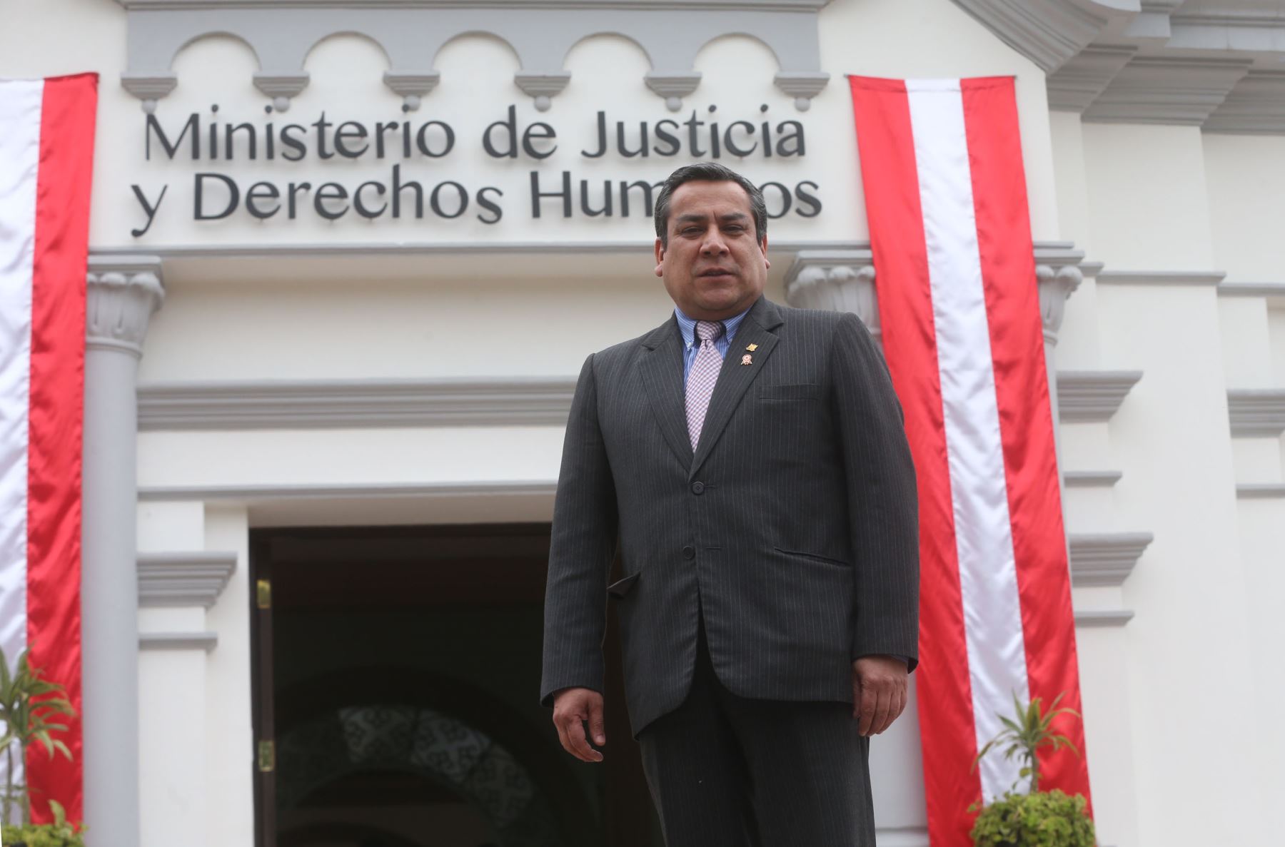 Ministro de Justicia, Gustavo Adrianzén. ANDINA/Vidal Tarqui