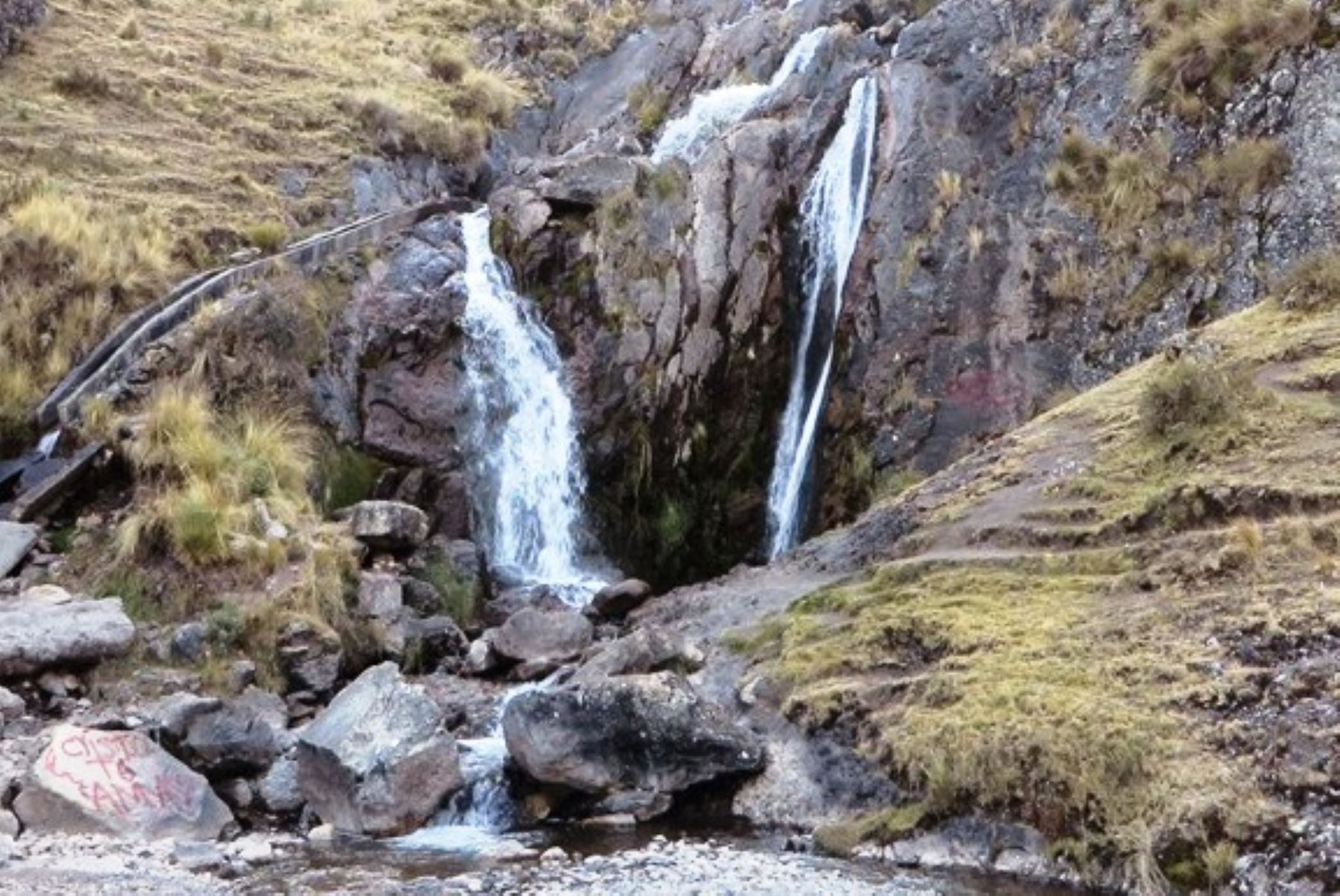 Cascada de Pomora. Foto: ANDINA.