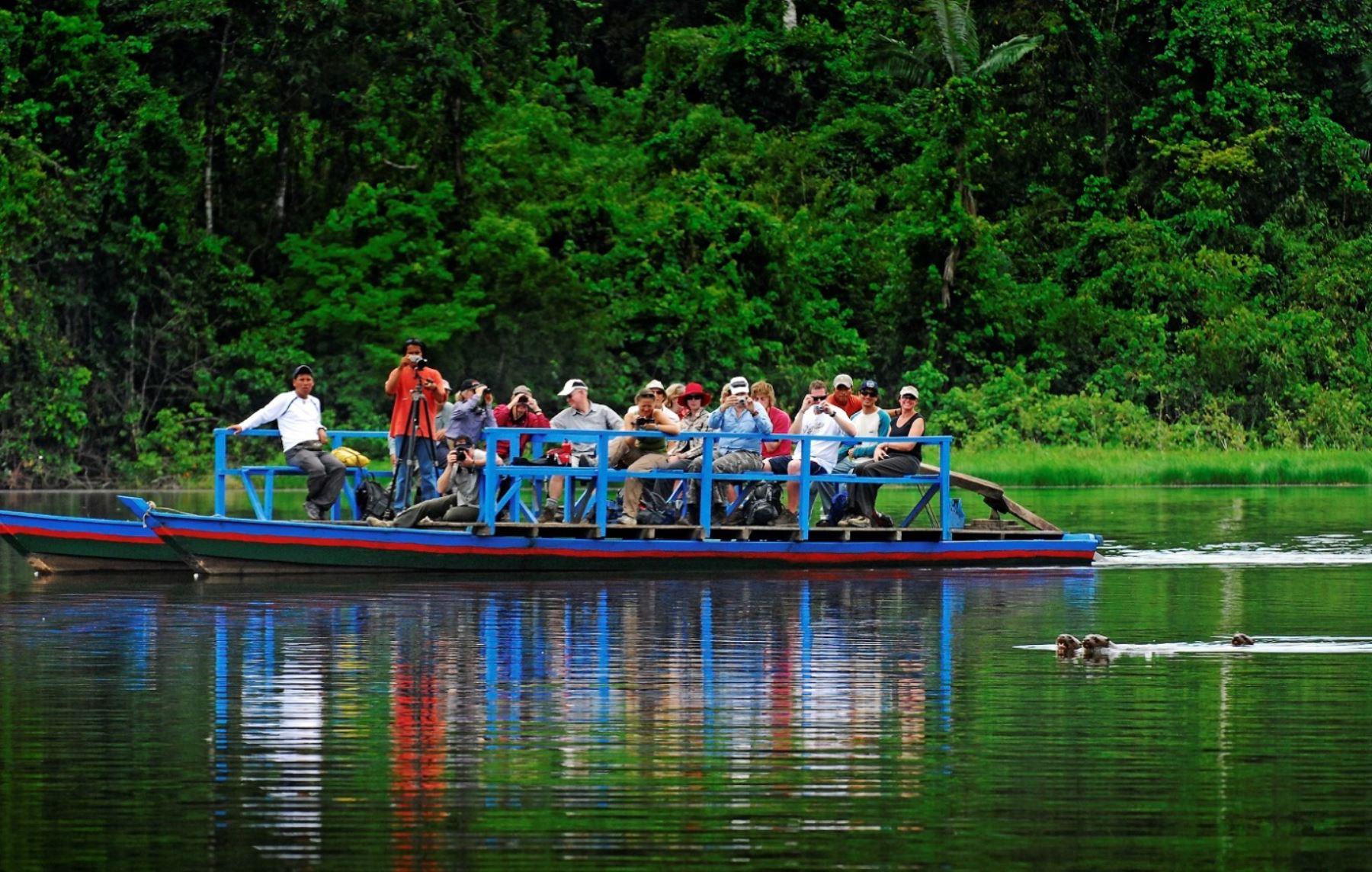 Desde el extranjero llegan turistas a la Reserva Nacional Tambopata para conocer su gran biodiversidad. ANDINA/Difusión
