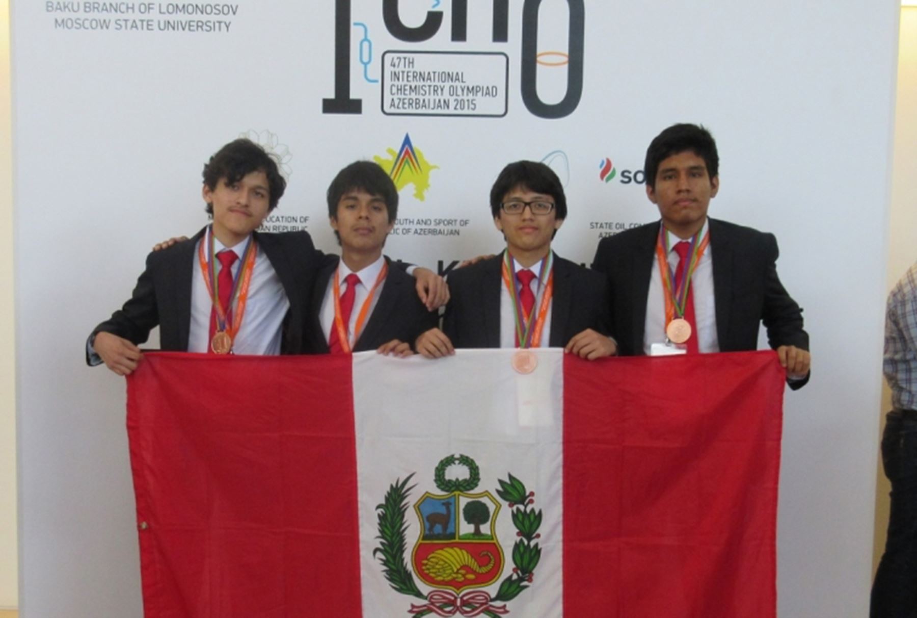 Tres medallas de bronce trajeron escolares peruanos de Olimpiada Internacional de Química. Foto: Internet