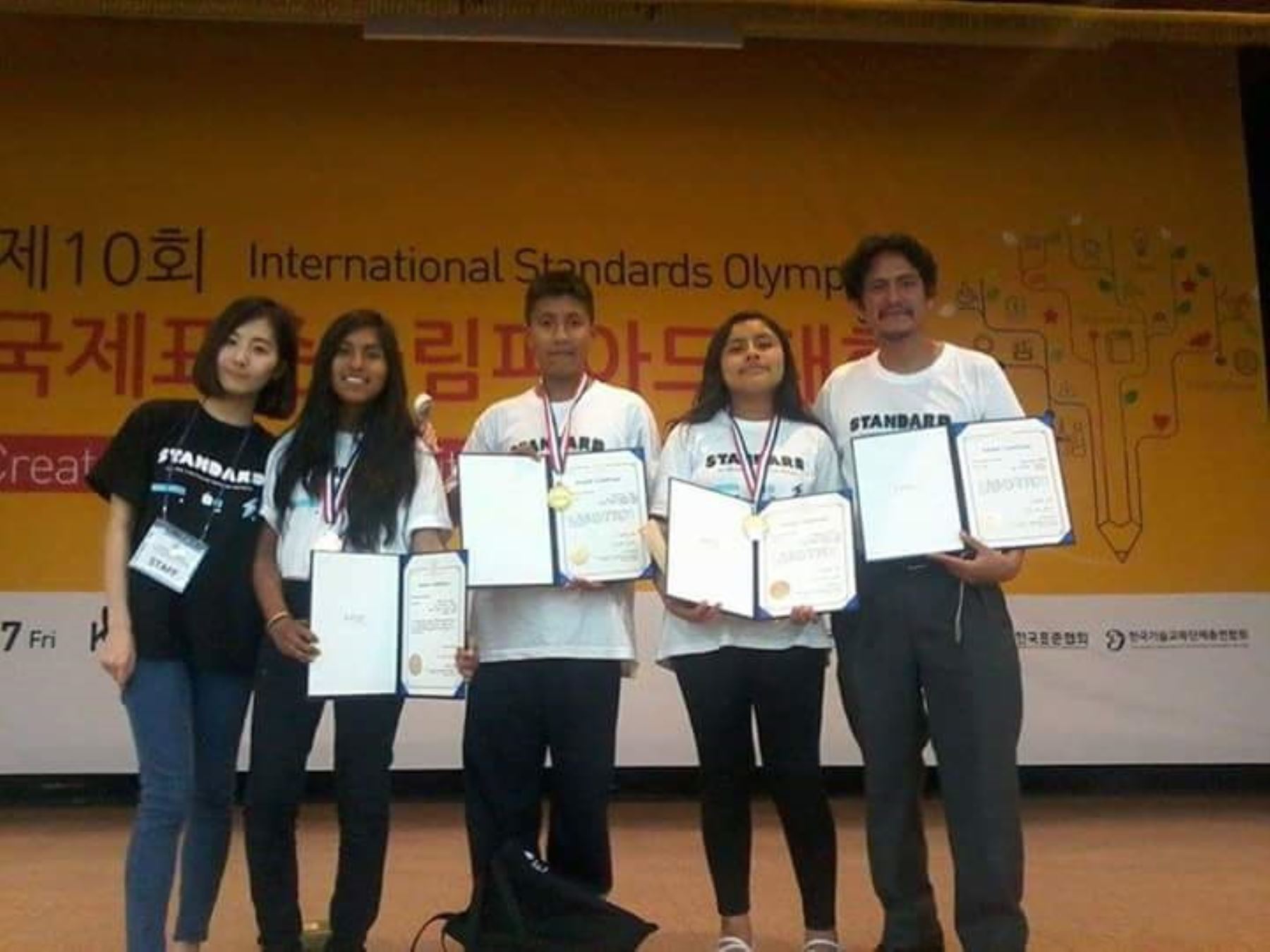 Alumnos COAR Cusco ganan medalla de oro en Olimpiadas de Normalización realizada en Corea del Sur,