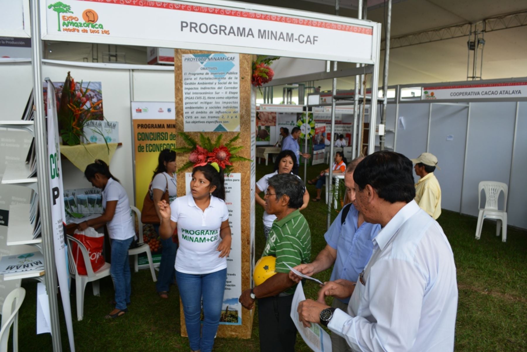 Programa Minam+CAF orienta sobre econegocios en feria Expoamazónica 2015. Foto: ANDINA/Difusión.