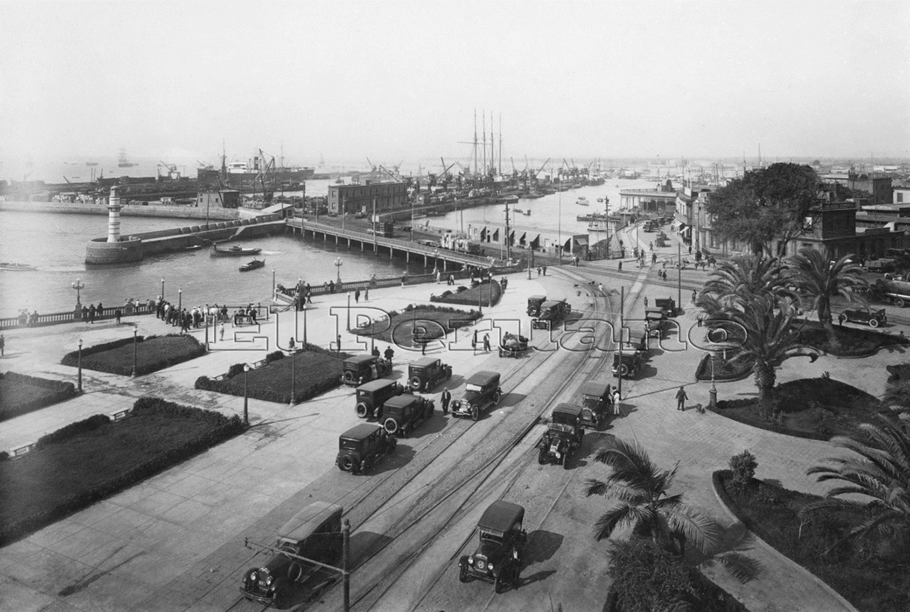 Puerto del Callao en 1930. Foto: Archivo El Peruano.