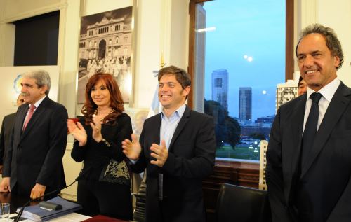 La presidenta argentina Cristina Kirchner inaugura la ampliación del Museo Nacional de Bellas Artes ubicado en el barrio de Recoleta de Buenos Aires. Difusión