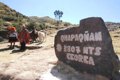 Hace cuatro años, el 21 de junio de 2014, el Qhapaq Ñan o Sistema Vial  Foto Agencia Andino fue inscrito en la Lista de Patrimonio Mundial de la Organización de las Naciones Unidas para la Educación, la Ciencia y la Cultura (Unesco), en la categoría de Itinerario Cultural, durante la 38° Reunión del Comité de Patrimonio Mundial, reunido en Doha, Qatar. ANDINA/Percy Hurtado Santillán