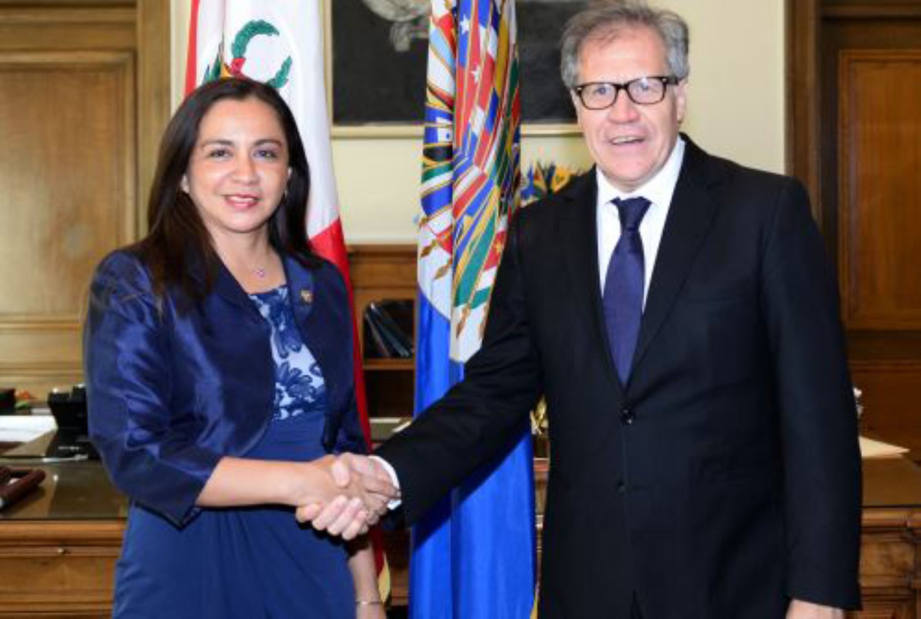 Vicepresidenta Marisol Espinoza en la OEA.