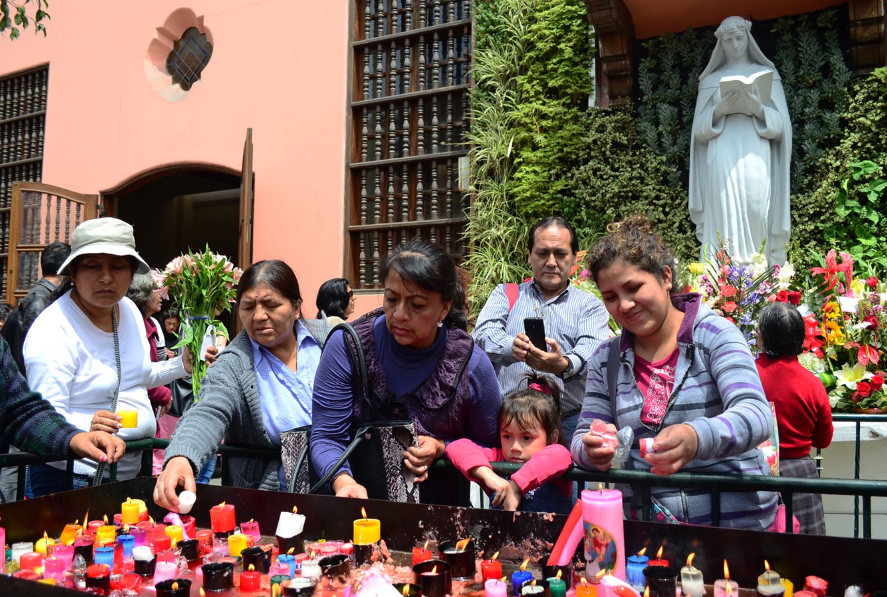 LIMA PERÚ, AGOSTO 29. Santuario de Santa Rosa de Lima.  Foto: ANDINA/Diana Marcelo