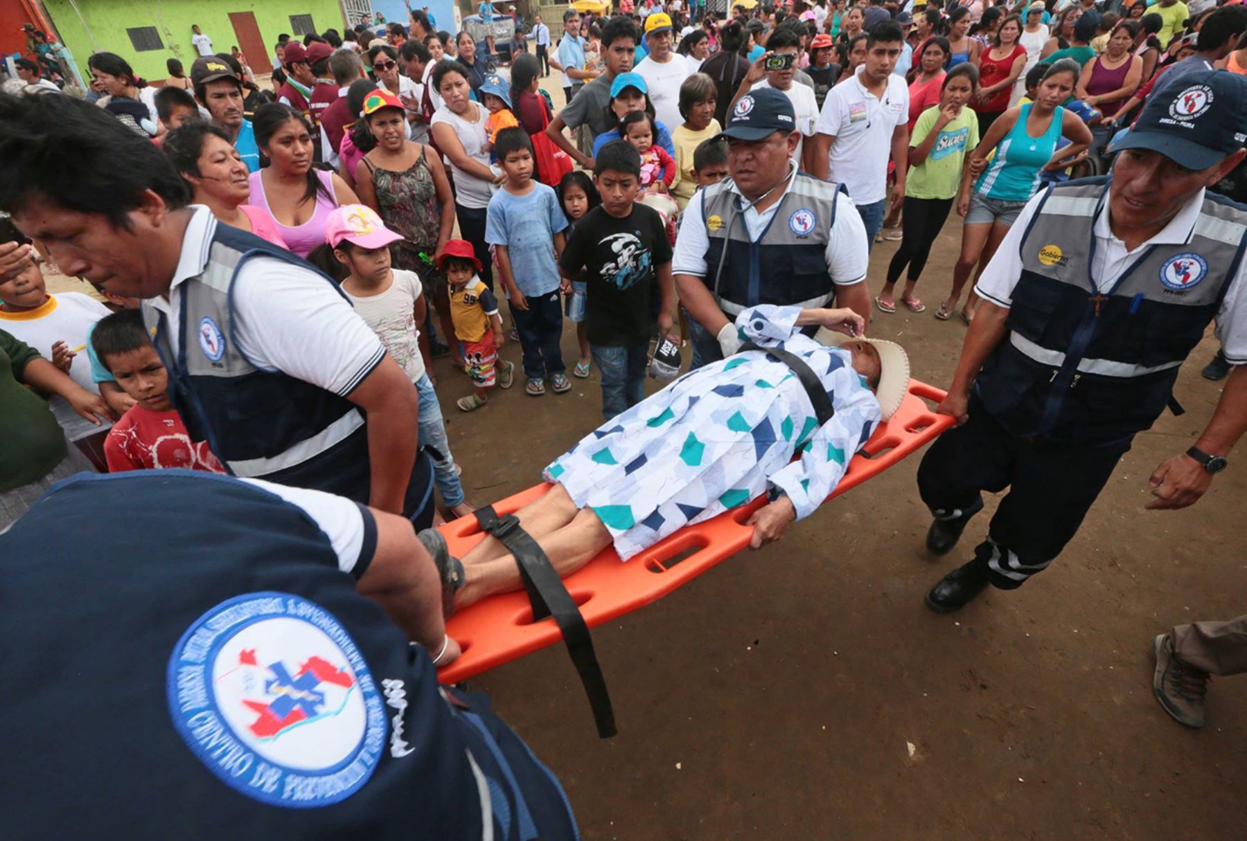 PIURA, PERÚ - AGOSTO 31. Simulacro fenómeno del Niño

Foto: ANDINA/Carlos Lezama