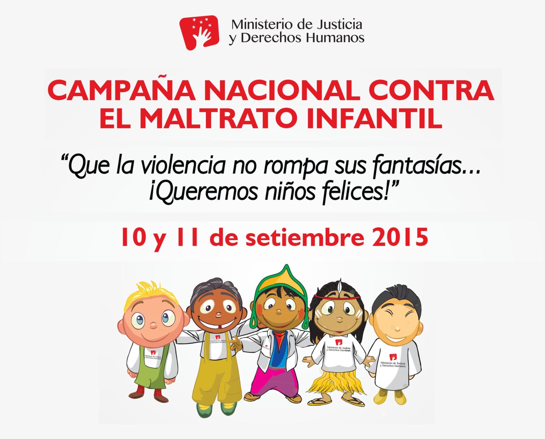 Minjus lanzará en Cusco Campaña Nacional contra el Maltrato Infantil