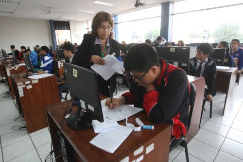 Evaluación cualitativa comenzará en primero de secundaria . Foto: ANDINA/Juan Carlos Guzmán
