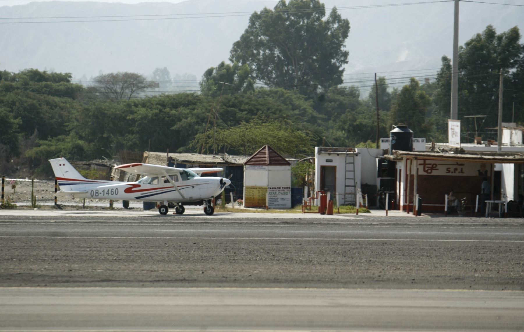 Pista de aterrizaje en Nasca no afecta a zona de geoglifos. ANDINA/Archivo