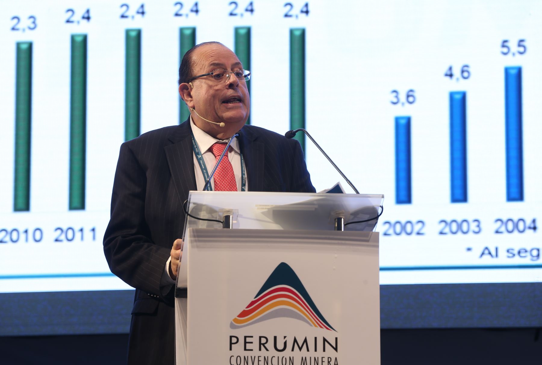 AREQUIPA,PERÚ-SETIEMBRE 23Julio Velarde, Presidente del Banco Central de Reserva,  participa en la 32 Convención Minera Perumin.Foto: ANDINA/Oscar Farje Gomero.