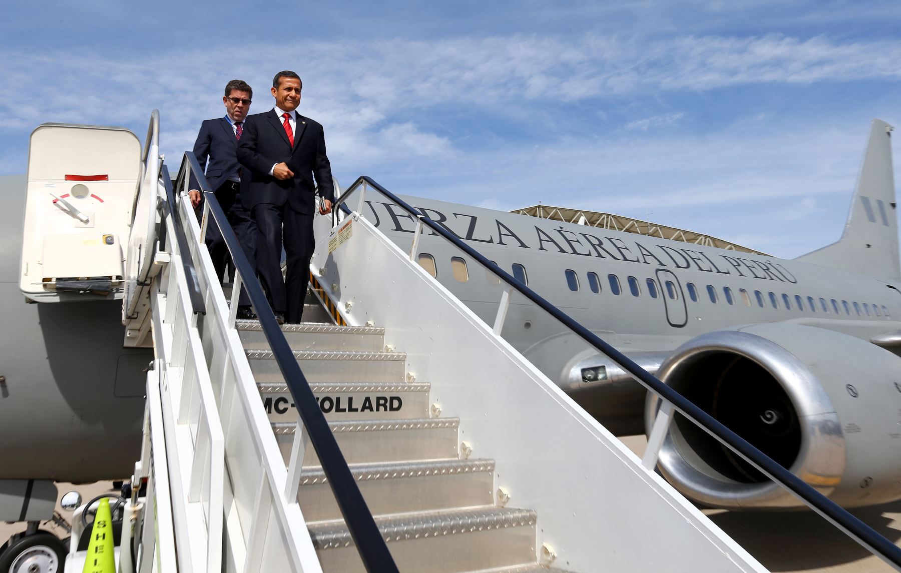 Presidente peruano Ollanta Humala llega a Nueva York para participar en Asamblea General de la ONU. ANDINA/Presidencia