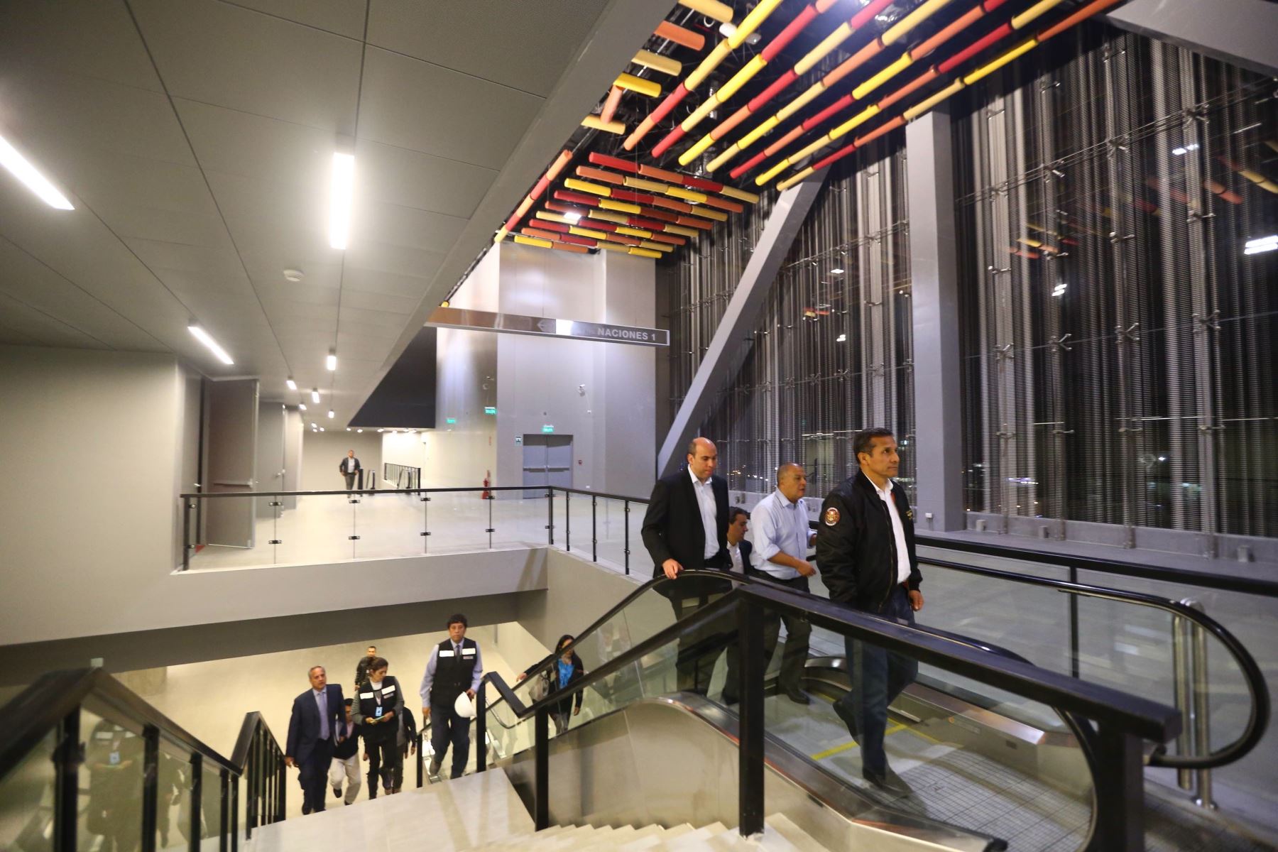 Presidente Ollanta Humala  inspeccionó el centro de convenciones: ANDINA/Prensa Presidencia