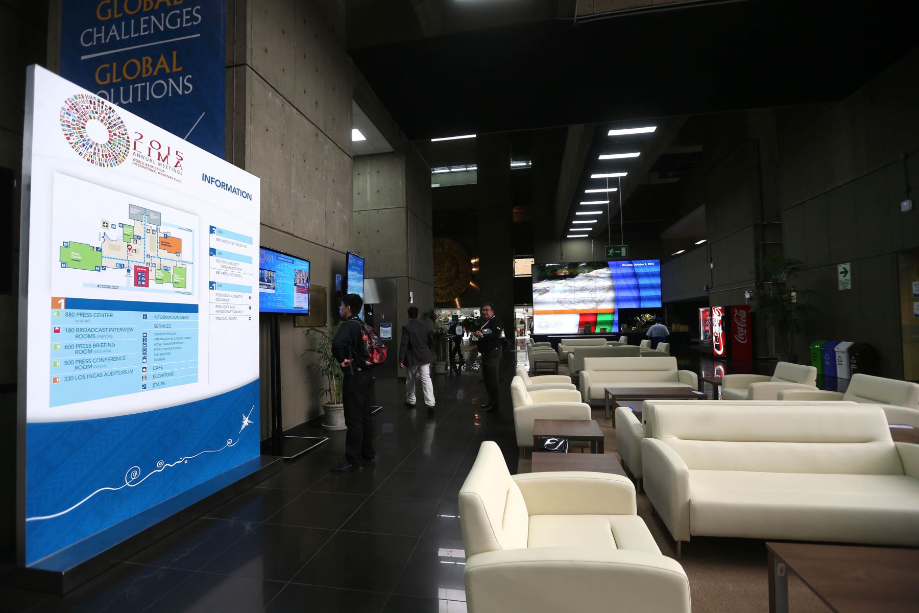 LIMA,PERÚ- OCTUBRE 05. Hoy se inicia las reuniones del Banco Mundial y FIM Internacional Foto: ANDINA/Vidal Tarqui