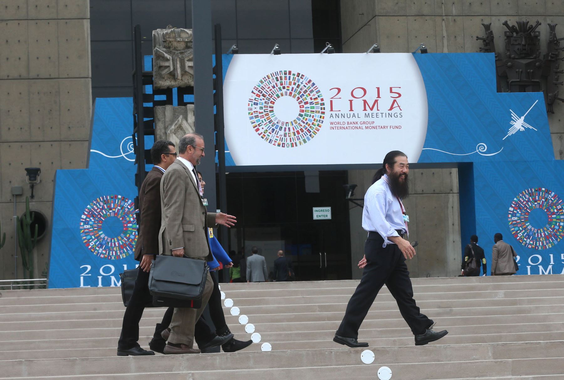 LIMA,PERÚ- OCTUBRE 05. Hoy se inicia las reuniones del Banco Mundial y FIM Internacional Foto: ANDINA/Vidal Tarqui