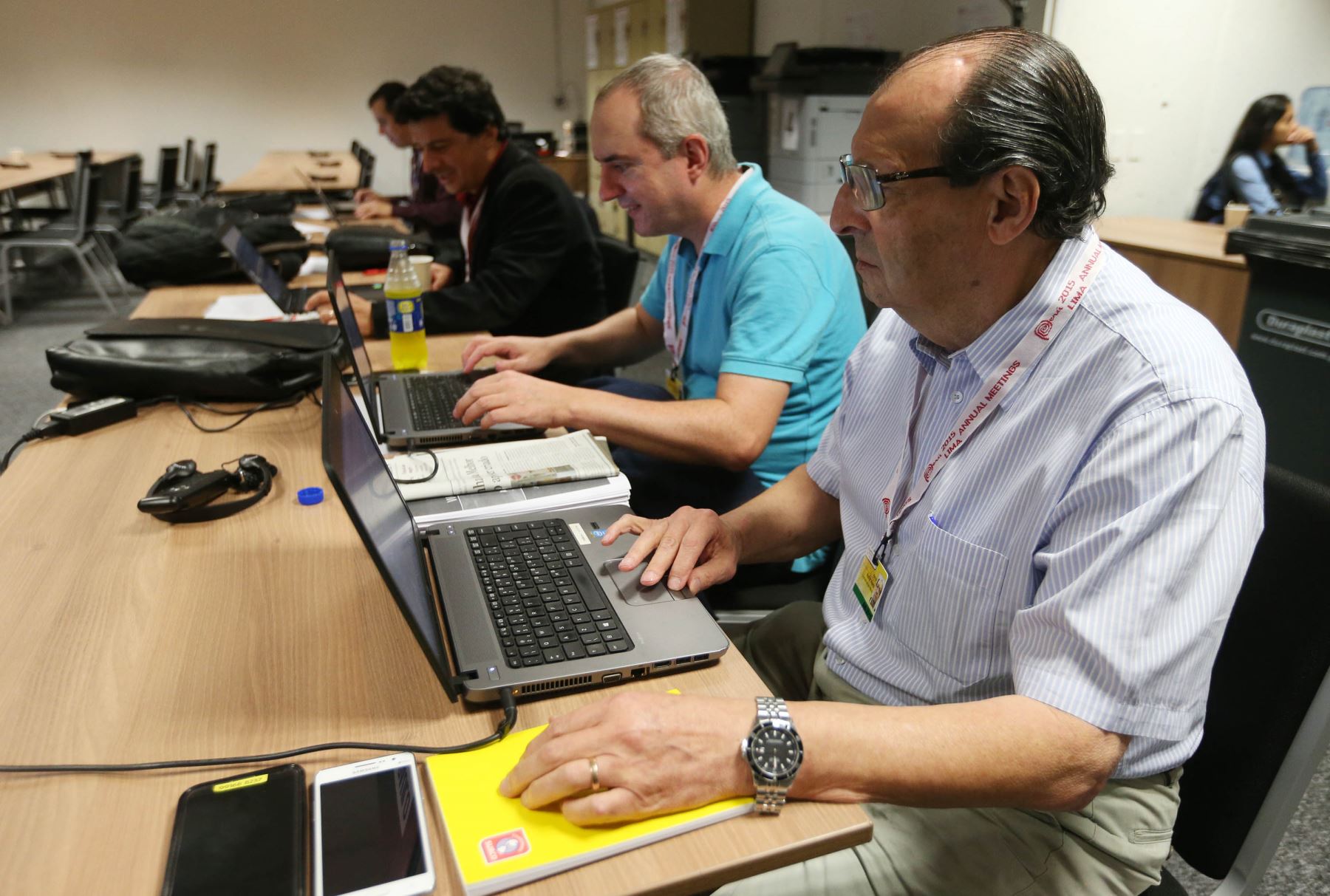 LIMA,PERÚ- OCTUBRE 05. Hoy se inicia las reuniones del Banco Mundial y FIM Internacional Foto: ANDINA/Vidal Tarqui