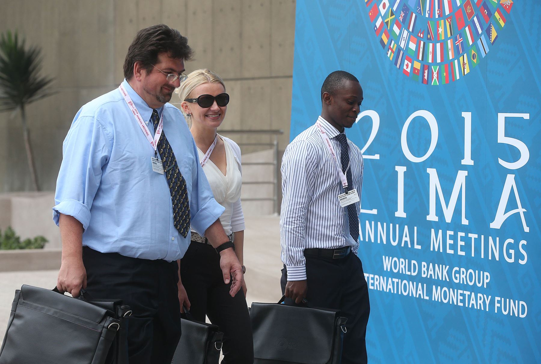 LIMA,PERÚ- OCTUBRE 05. Hoy se inicia las reuniones del Banco Mundial y FIM Internacional Foto: ANDINA/Vidal Tarqui
