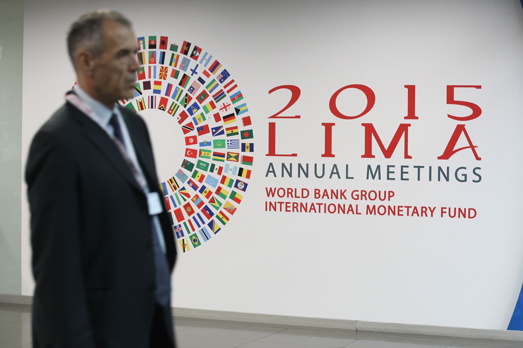LIMA, PERÚ - OCTUBRE 06. Reuniones Anuales del Banco Mundial y Fondo Monetario Internacional.

Foto: ANDINA/Juan Carlos Guzmán Negrini.