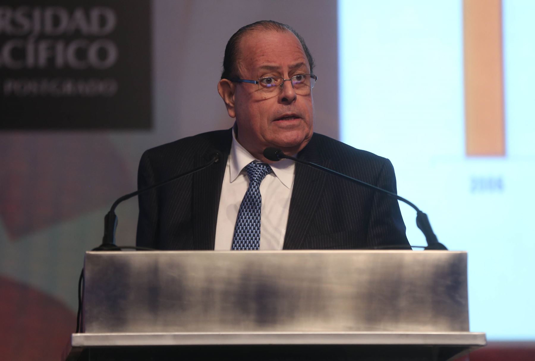 LIMA,PERÚ-OCTUBRE 06. Julio Velarde presidente del Banco Central de Reserva expone en Alianza del Pacífico  Integración Financiera Foto: ANDINA/Vidal Tarqui