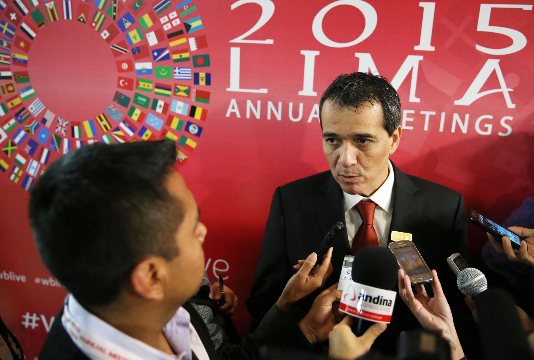 LIMA PERÚ, OCTUBRE 7. Ministro de Economia, Alonso Segura participa en reuniones del Banco Mundial y FMI.Foto: ANDINA/Melina Mejía