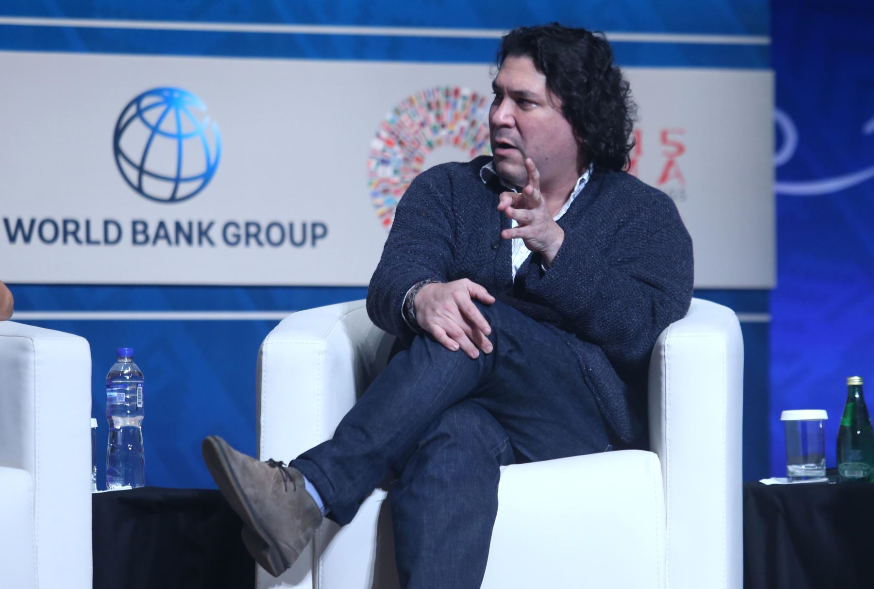 LIMA PERÚ, OCTUBRE 8. Gaston Acurio en reuniones del Banco Mundial y FMI. Foto: ANDINA/Melina Mejía