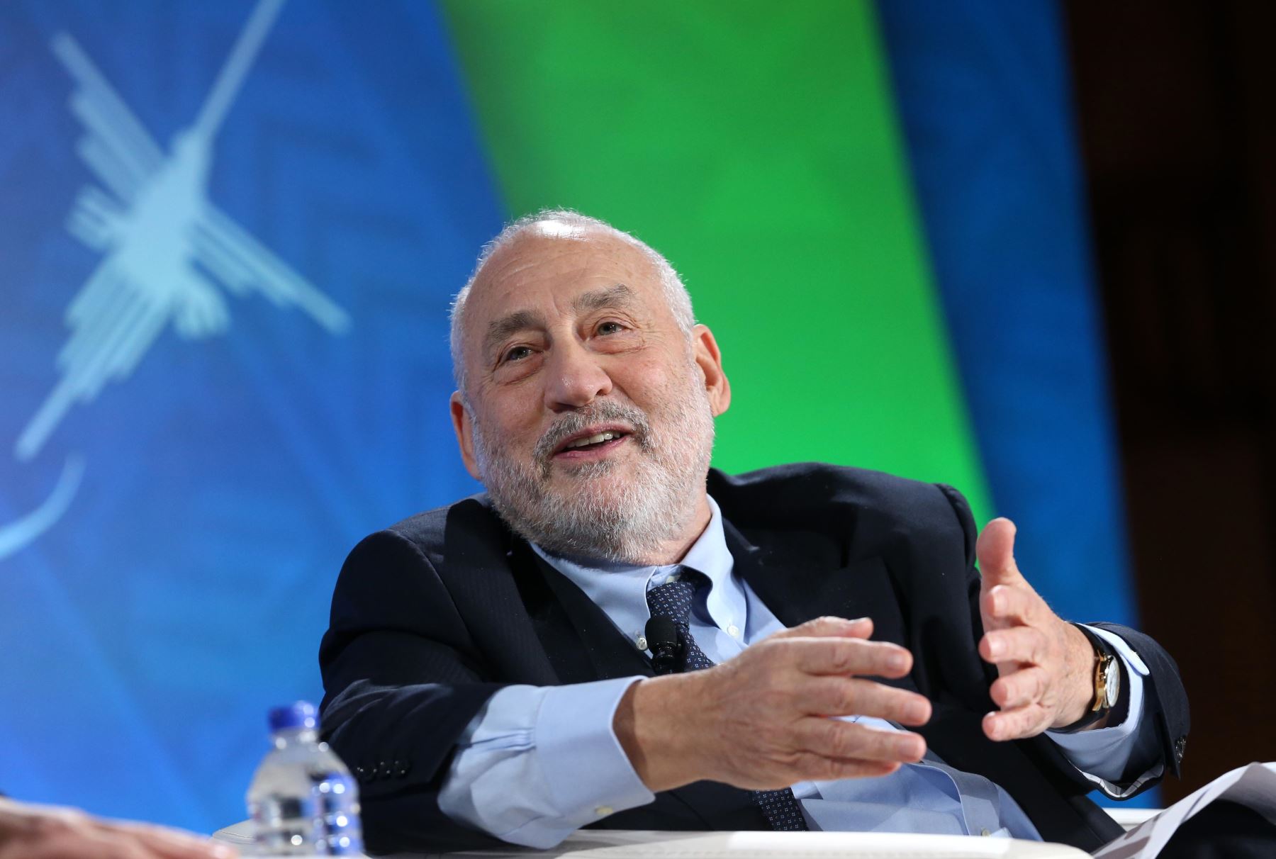 LIMA PERÚ, OCTUBRE 9. El premio Novel de Economia, Joseph Stiglitz participa de las Reuniones Anuales del Banco Mundial y el FMIFoto: ANDINA/Melina Mejía