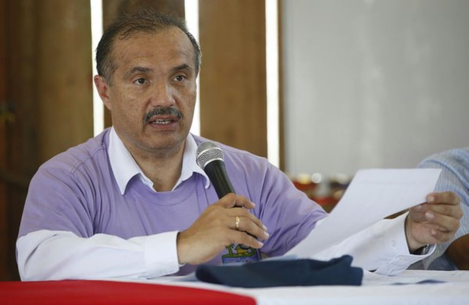 Ministro de Vivienda, Construcción y Saneamiento, Francisco Dumler, inaugura el XIV Congreso de la Asociación Cocama de Desarrollo y Conservación San Pablo de Tipishca.