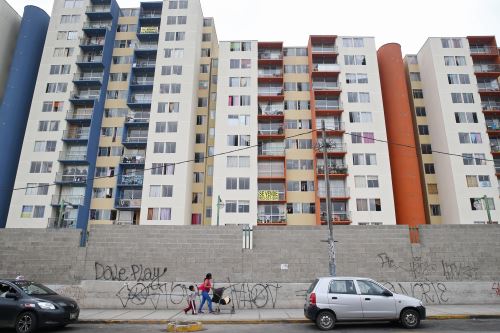 Conjunto habitacional.ANDINA/archivo