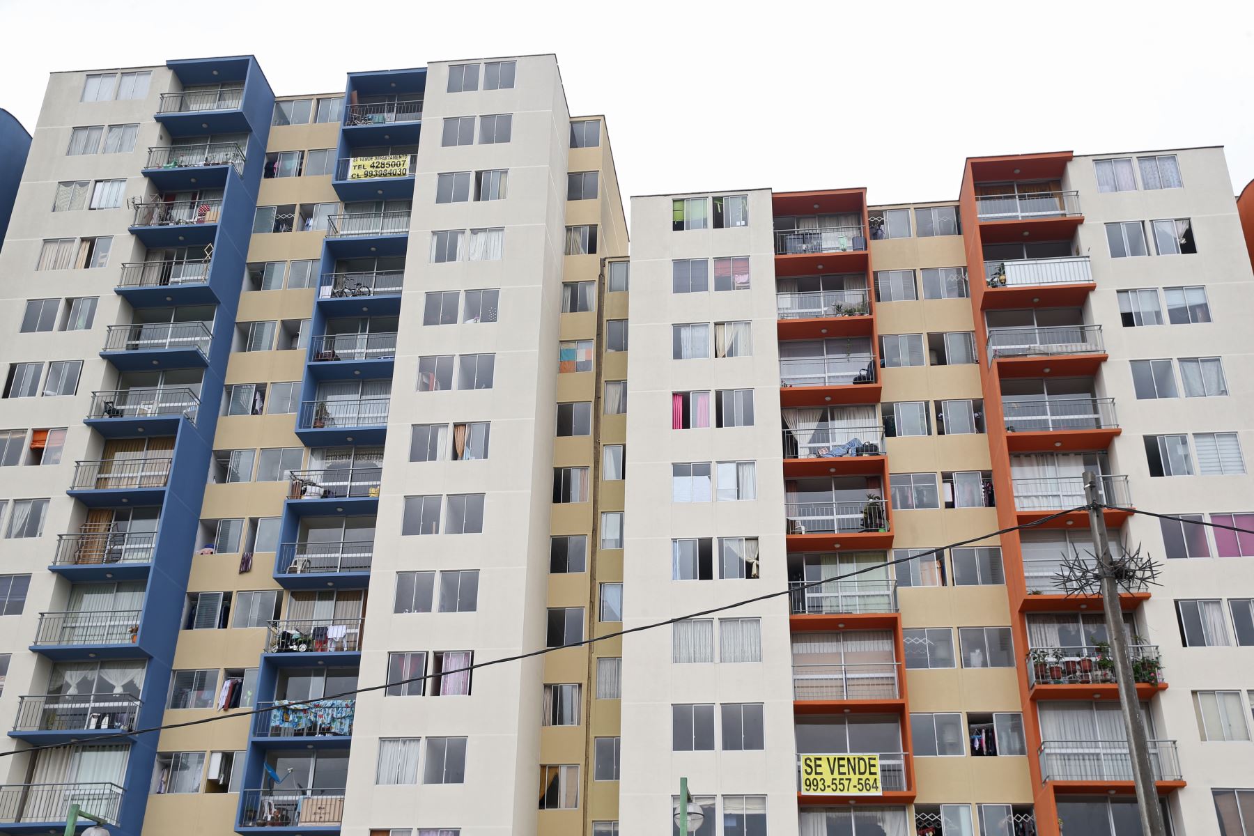 Edificios de vivienda, complejos de vivienda, conjunto habitacional, departamentos.Foto:ANDINA/Oscar Farje Gomero.