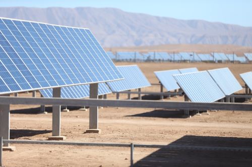 Energía renovable. ANDINA/Prensa Presidencia