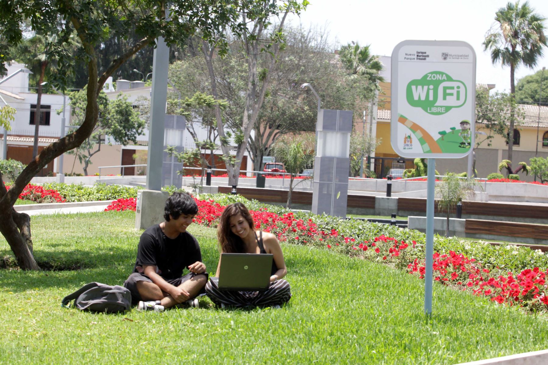 Surco amplía espacios con wifi libre. Foto: Difusión.