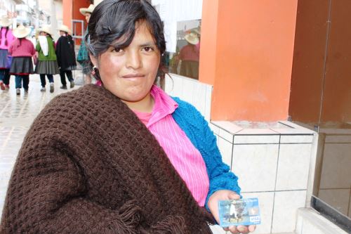 Juntos transfirió a unidad territorial del programa en Cajamarca, los distritos liberteños de Bolívar, Ucuncha, Longotea y Uchumarca.