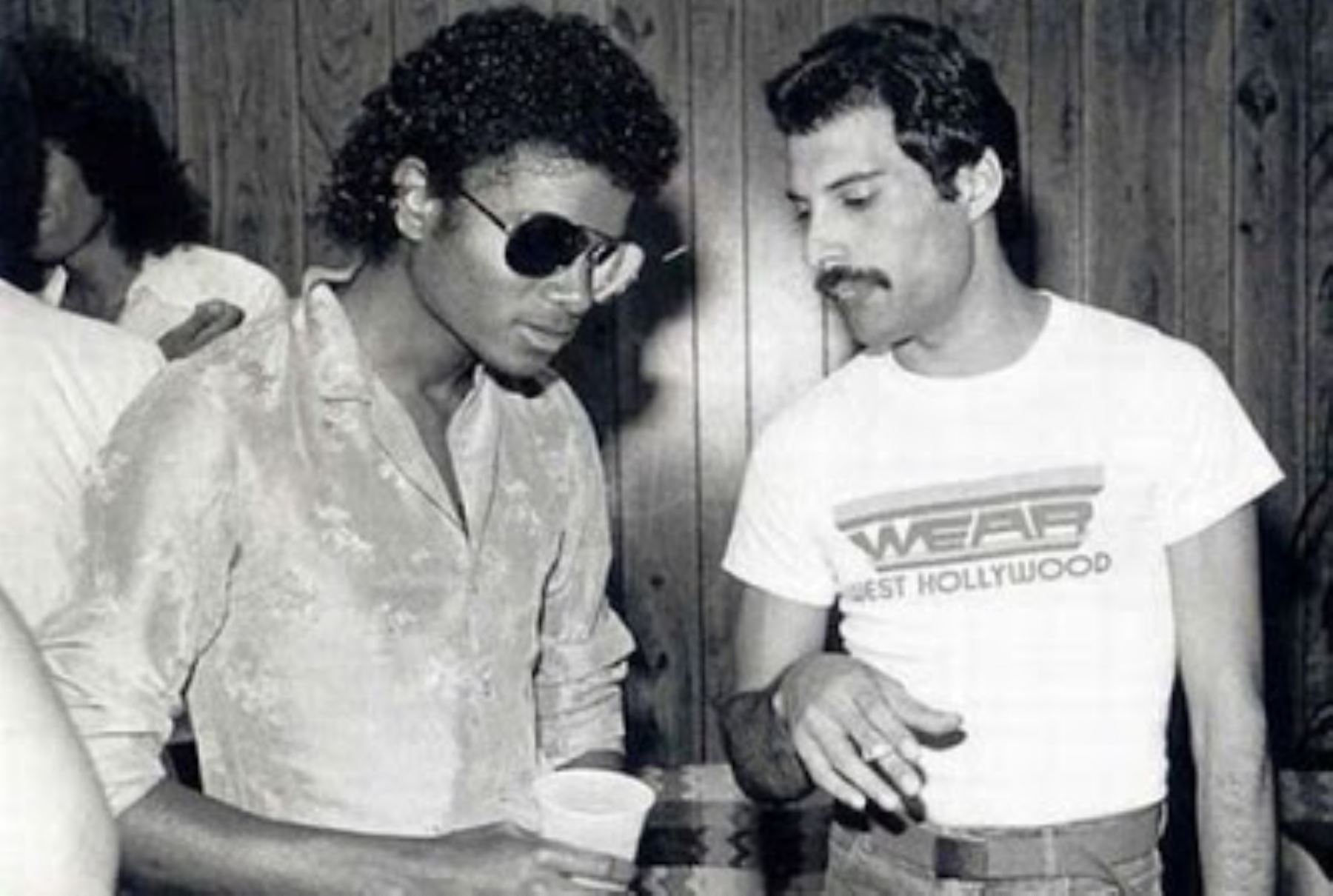 Freddie Mercury junto al rey del pop Michael Jackson. Foto: Internet Medios