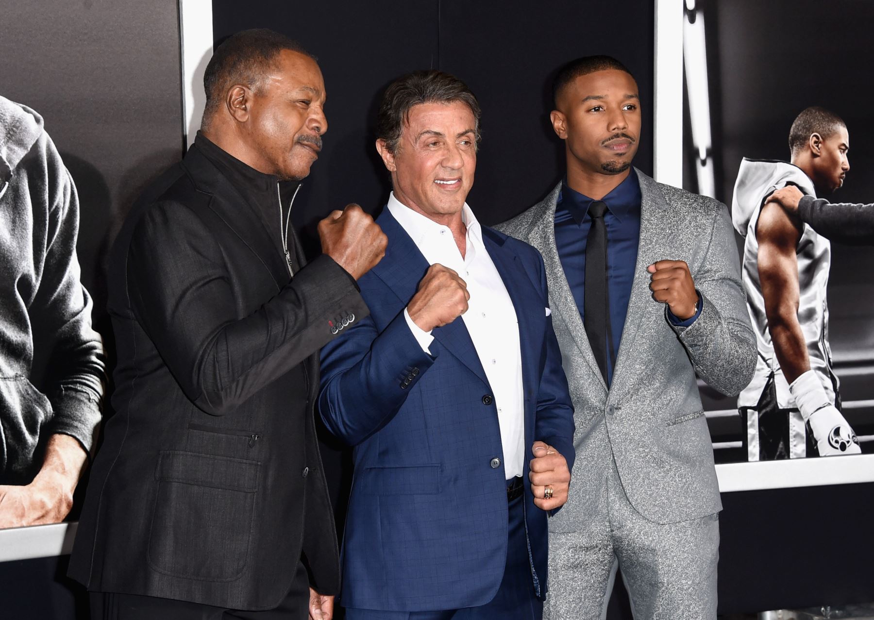"Creed" no es "Rocky". Es un "spinoff", es decir una derivación de la trama original. Y, por primera vez, el boxeador más famoso del cine no es el personaje central de la historia. Foto: AFP.