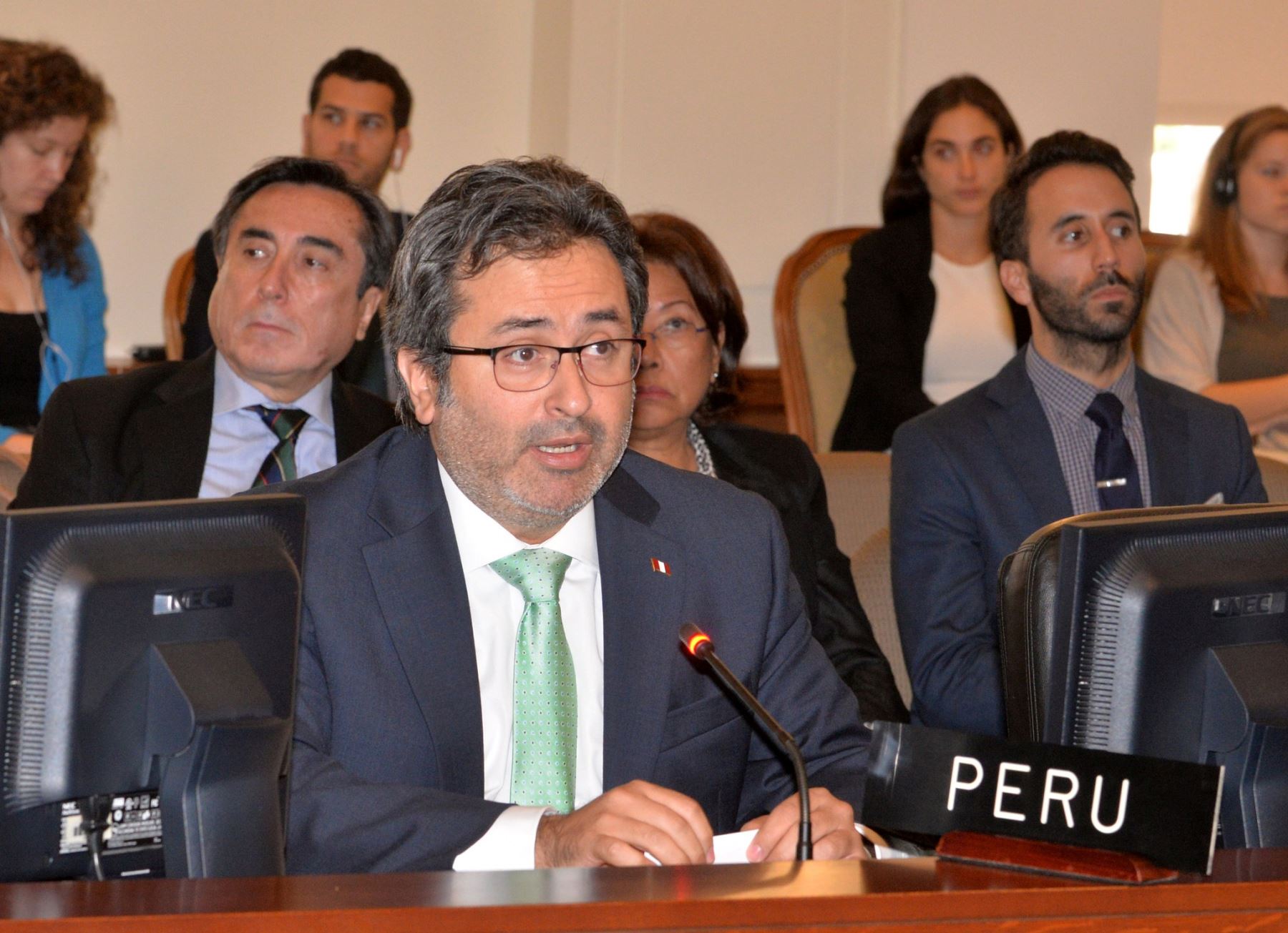 Juan Jiménez Mayor, embajador del Perú ante la OEA. Foto OEA