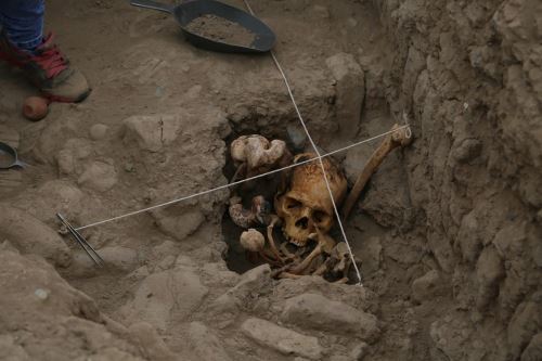 Excavaciones arqueológicas permitieron hallar entierros humanos. Foto: Difusión