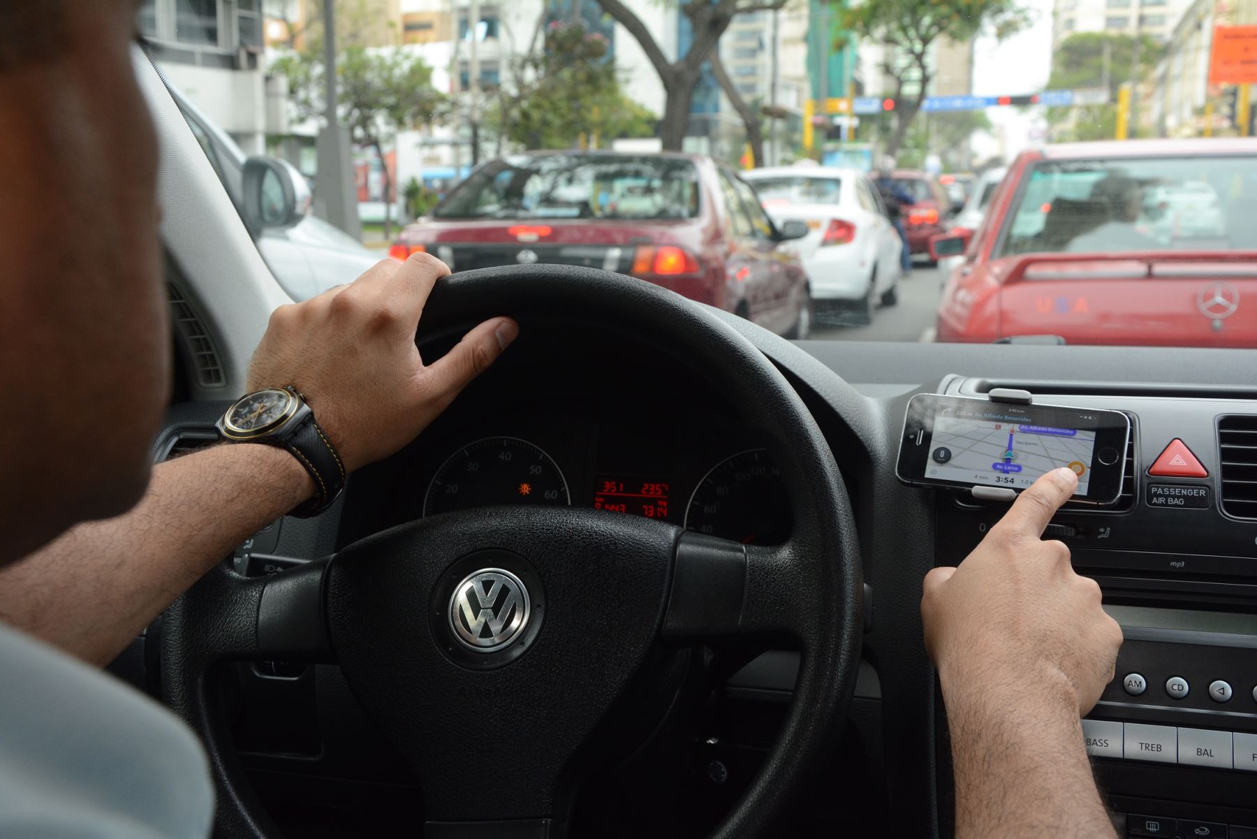 Aplicativo waze facilitará tránsito en Miraflores. Foto: Difusión