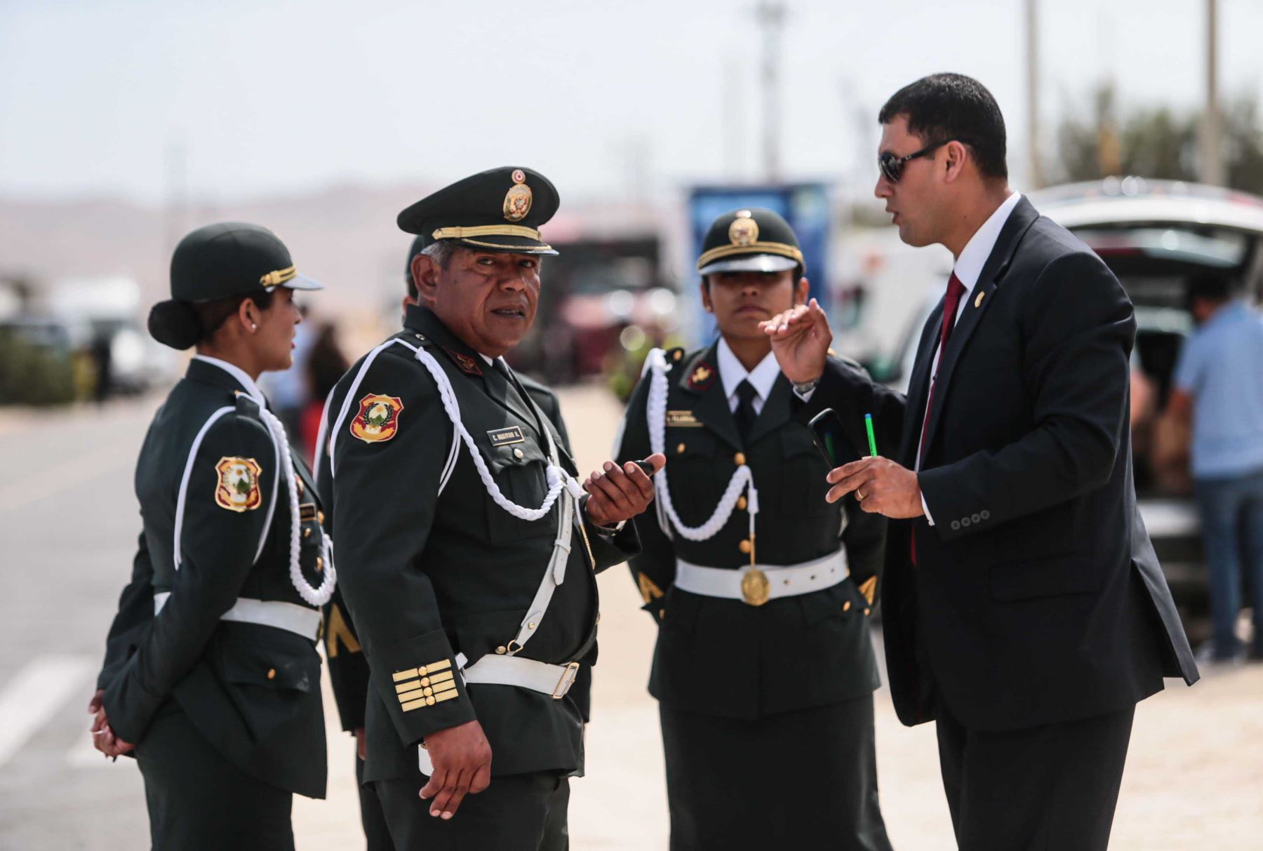 PARACAS-PERÚ, DICIEMBRE, 02. Preparativos para el CADE 2015.Foto: ANDINA/Carlos Lezama