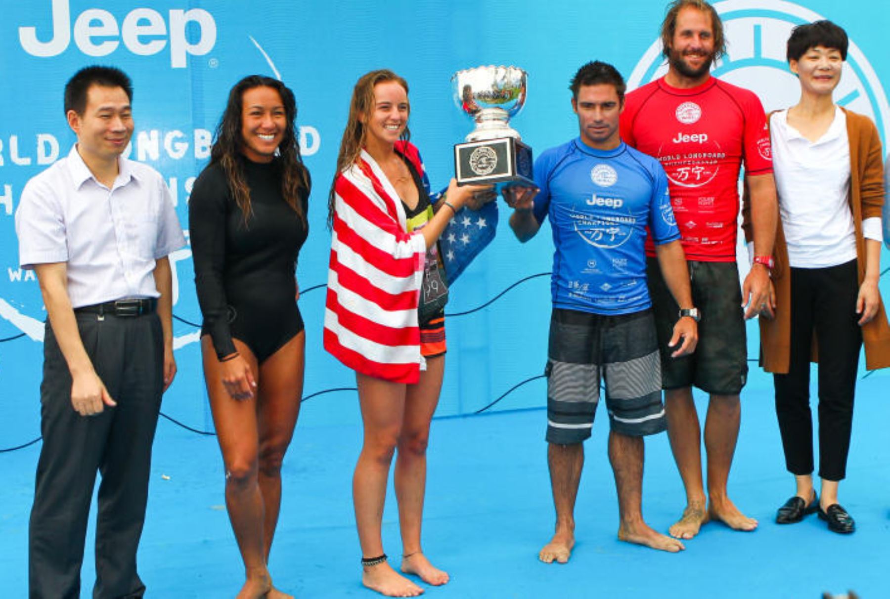 Piccolo Clemente, campeón mundial de Longborard Foto: World Surf League