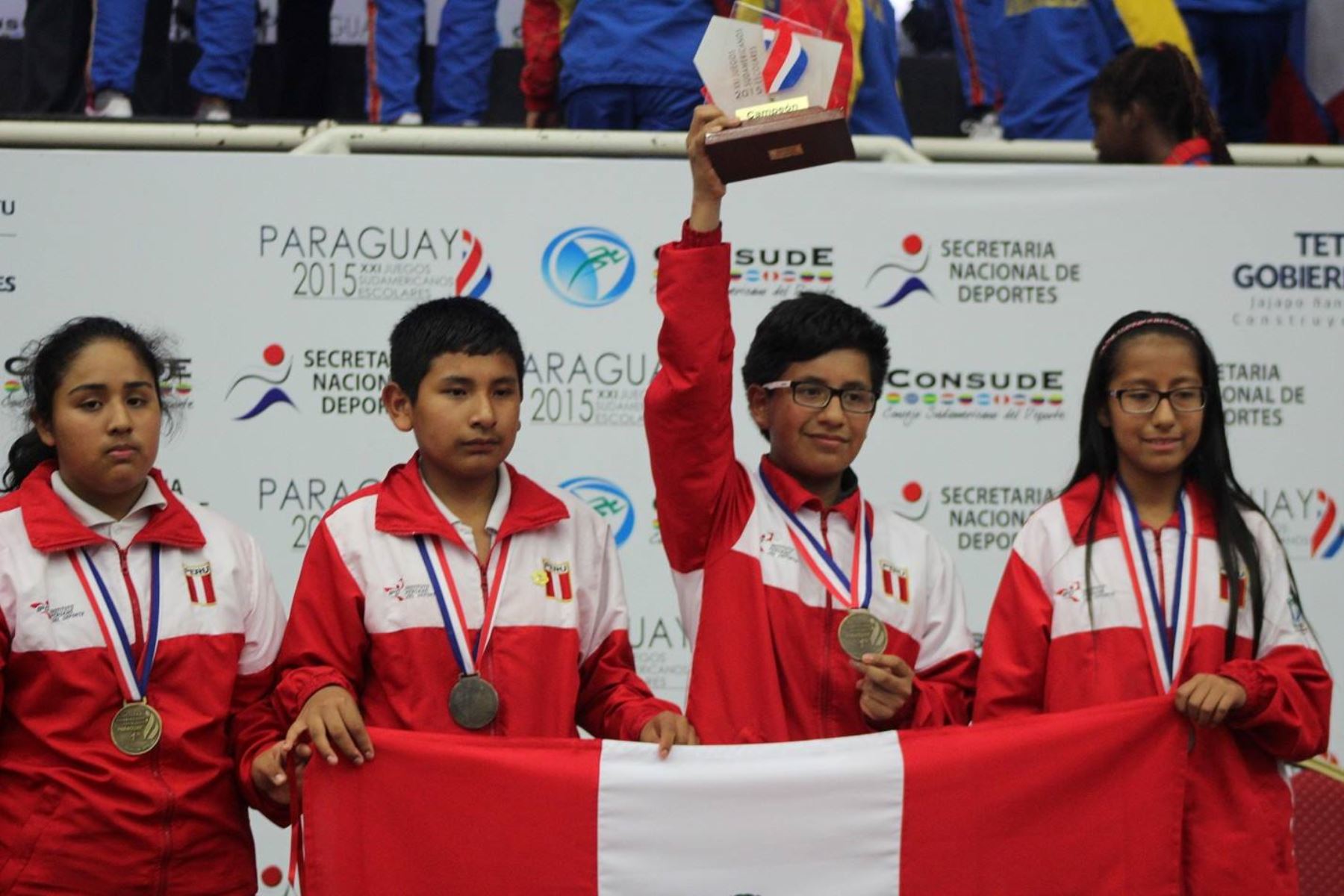 El equipo peruano obtuvo seis medallas de oro.