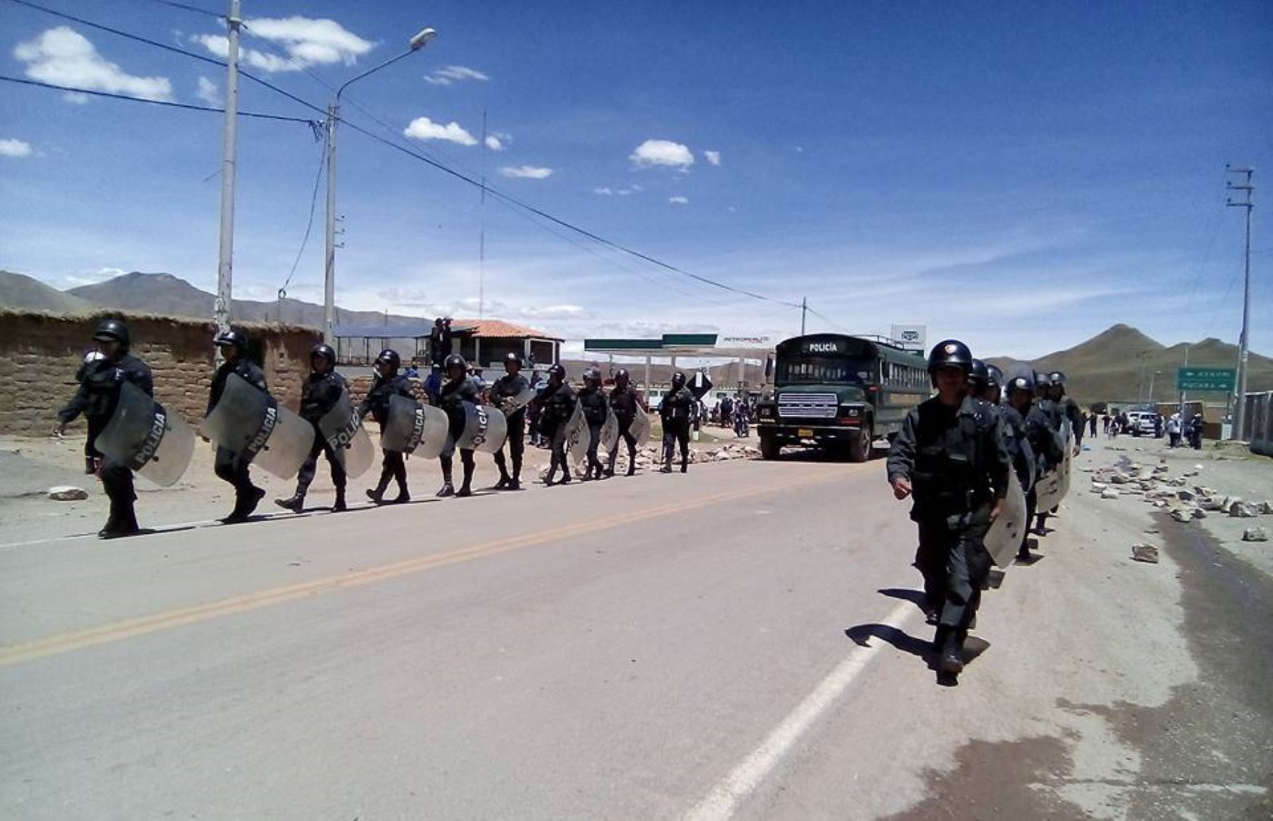 Gobierno declara el estado de emergencia en el corredor vial Apurímac-Cusco-Arequipa, en el tramo que comprende la provincia de Chumbivilcas. ANDINA