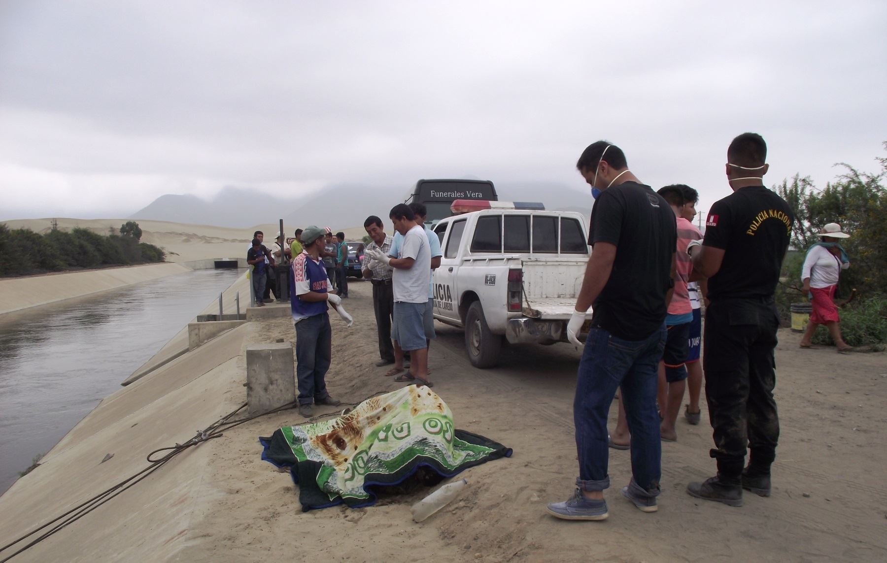 Encuentran muerto a agricultor en canal de regadío en Trujillo. ANDINA