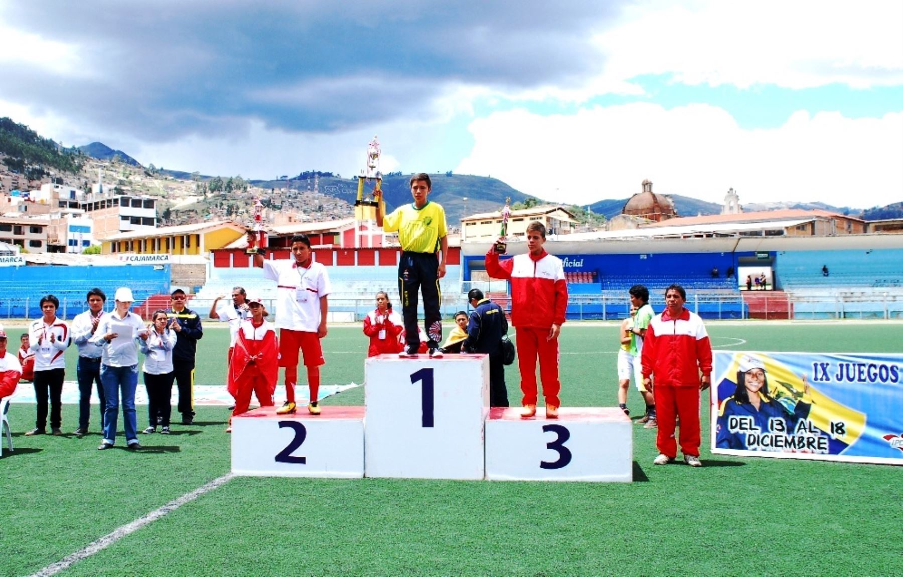 Clausuran Juegos Binacionales que se realizó con éxito en Cajamarca. ANDINA/Eduard Lozano
