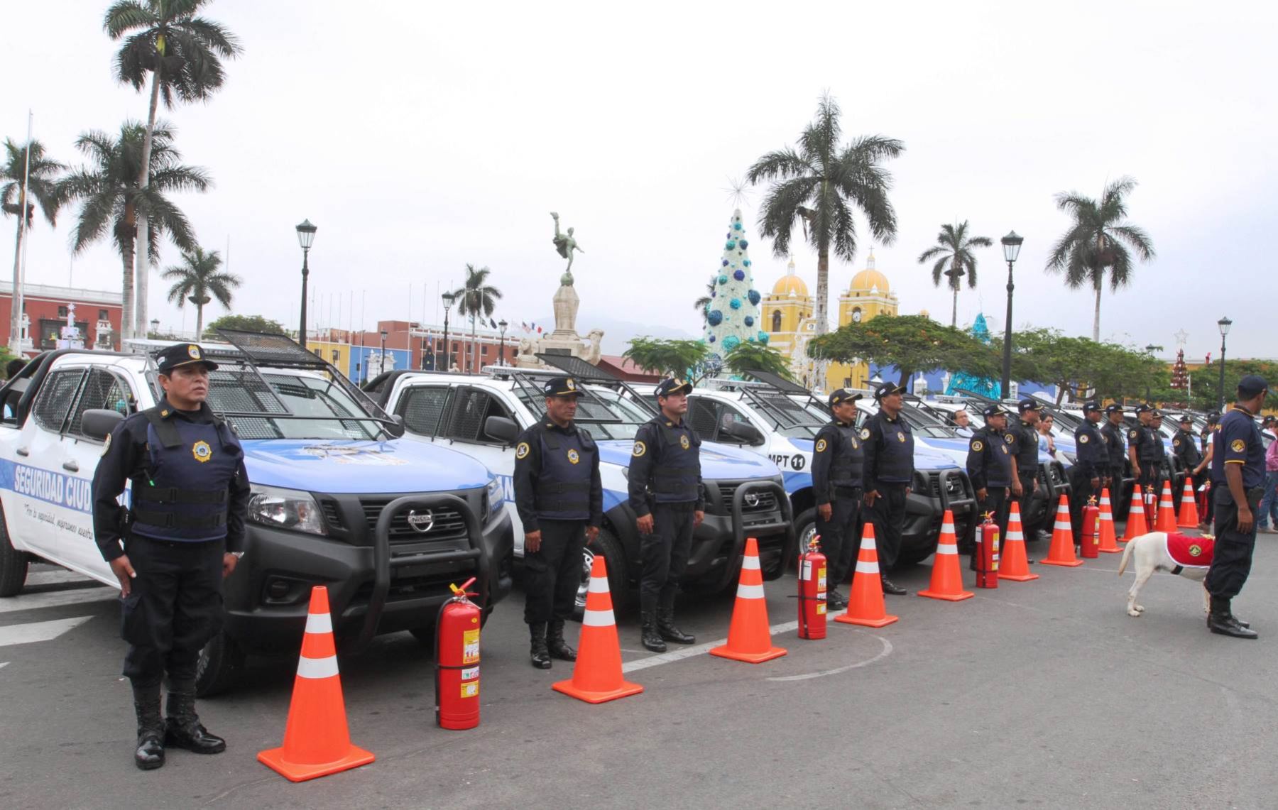 Municipalidad de Trujillo adquirió nuevos vehículos para reforzar seguridad en capital de La Libertad. ANDINA